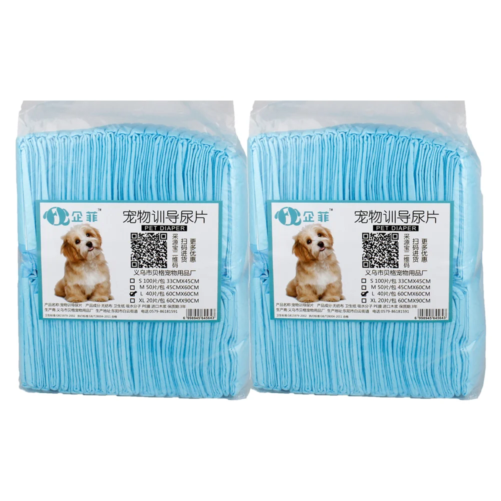 

100PCS Disposable Pet Diapers Super Absorbent Dog Training Urine Pad Diapers Deodorant Diapers Dog Pee Pads for Pets