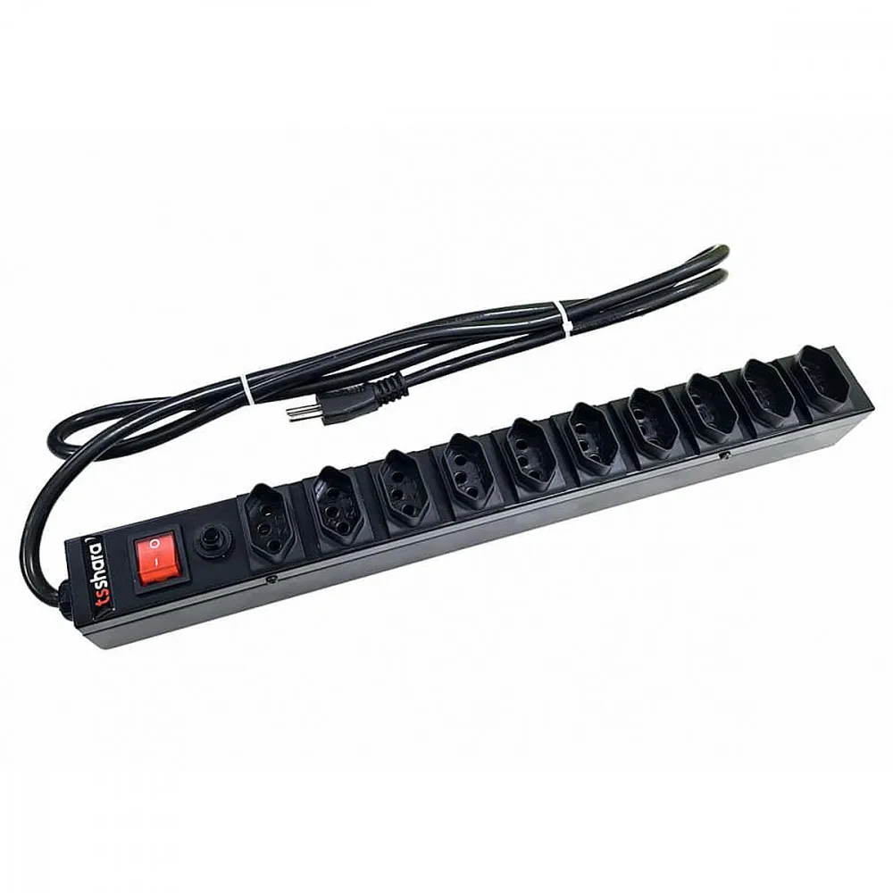 Линейный фильтр Ts Shara + протектор 10 розеток 20A 1 5M - 564