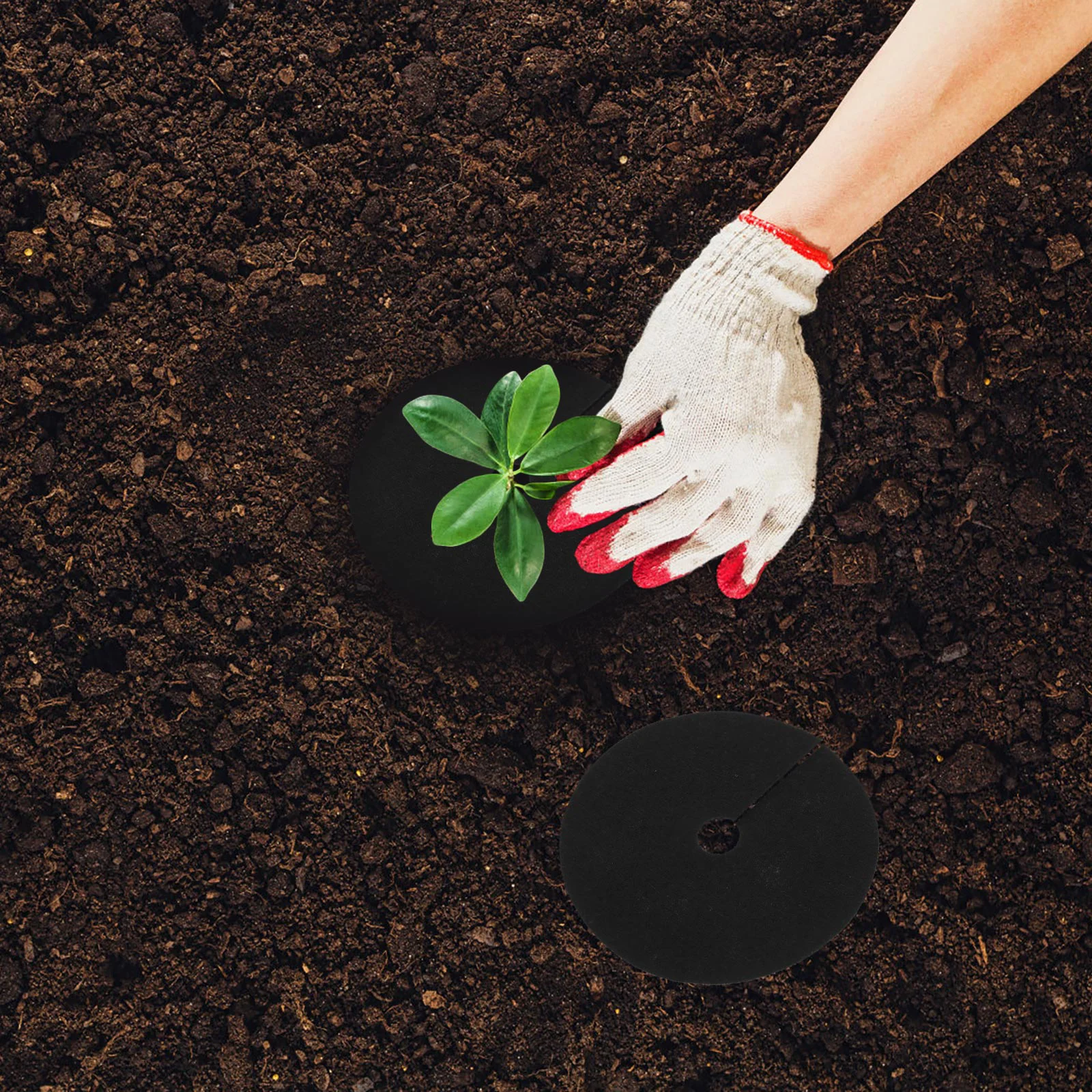 20 шт. наземная ткань анти-кольцевой барьер прополка анти-травяная нетканая