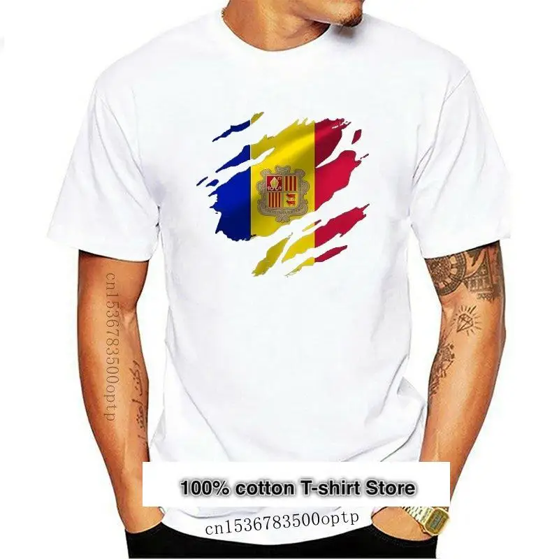 

Camiseta с надписью «bandera de Andorra» для мужчин, camisa с надписью «bandera de España»