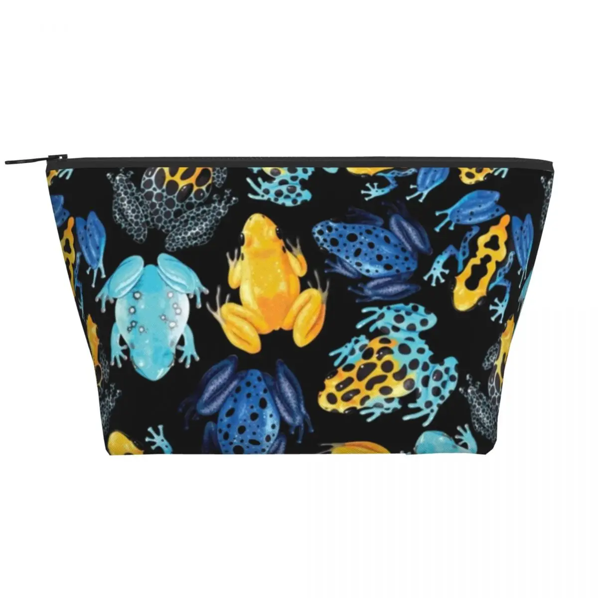 

Красочные тропические лягушки Органайзеры для хранения на молнии лягушка забавная дикая природа для девушек косметичка многофункциональн...