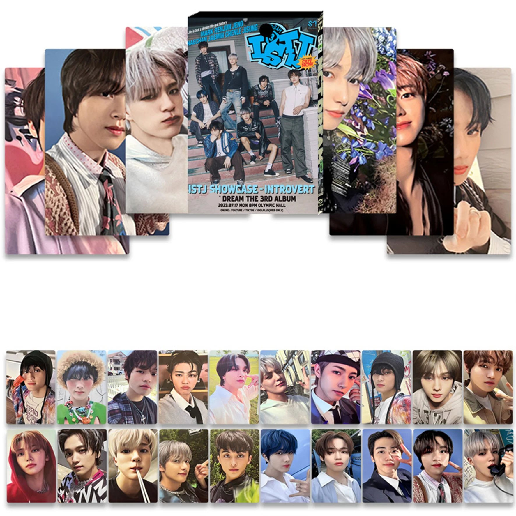 

55 шт. KPOP DREAM 3rd альбом ISTJ фотокарты джено джаэминь Двусторонняя HD Фотопечать ломо-карты JISUNG RENJUN HaeChan подарки фанатам