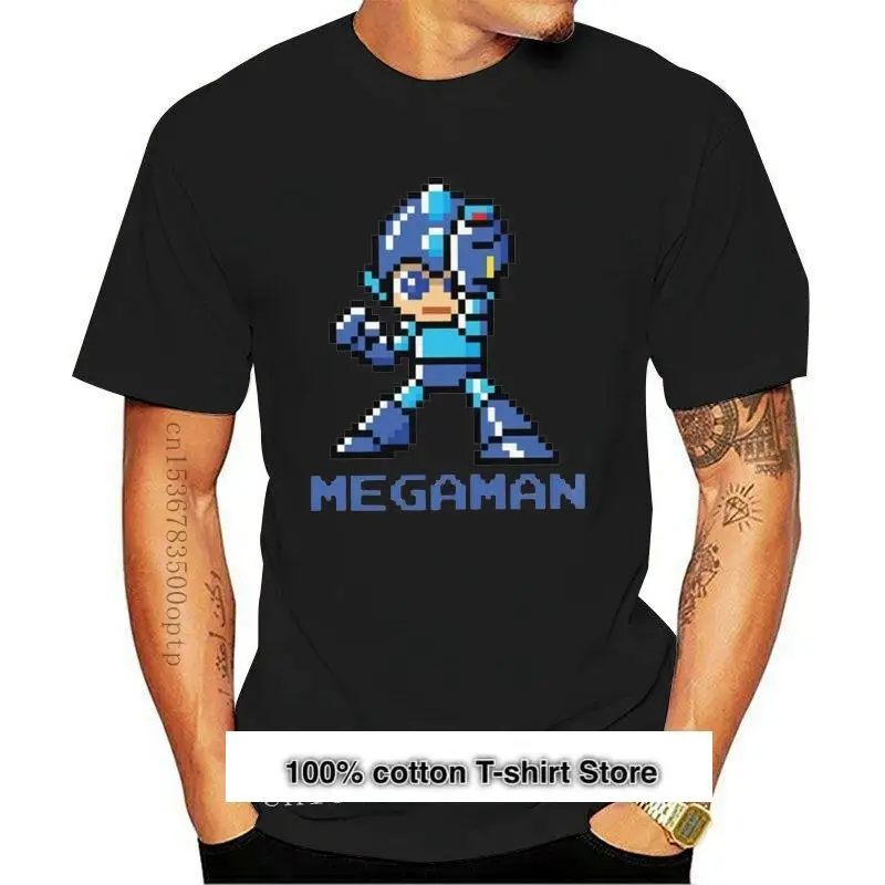 

Новинка 2021 года, мужская рубашка Megaman Pixel, мужская рубашка 100%, хлопковая рубашка для женщин