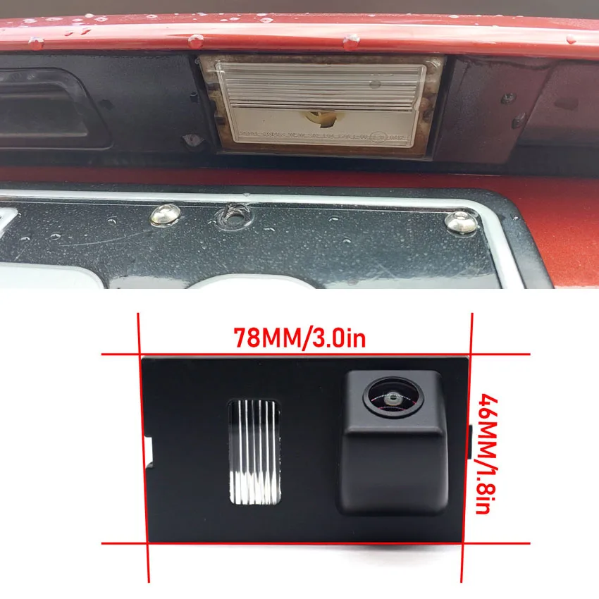 Фото Камера заднего вида для Land Rover Discovery 3 LR3 L319, Discovery 4 LR4 L319 2004-2016, камера заднего хода, камера для номерного знака №5