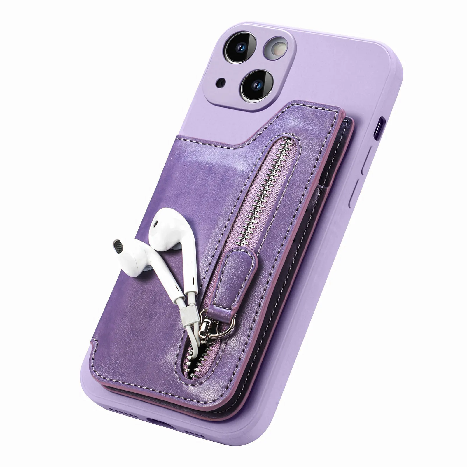 Чехол-кошелек на молнии с 4 отделениями для карт OPPO Realme Narzo 30 Pro 30A 20 роскошный