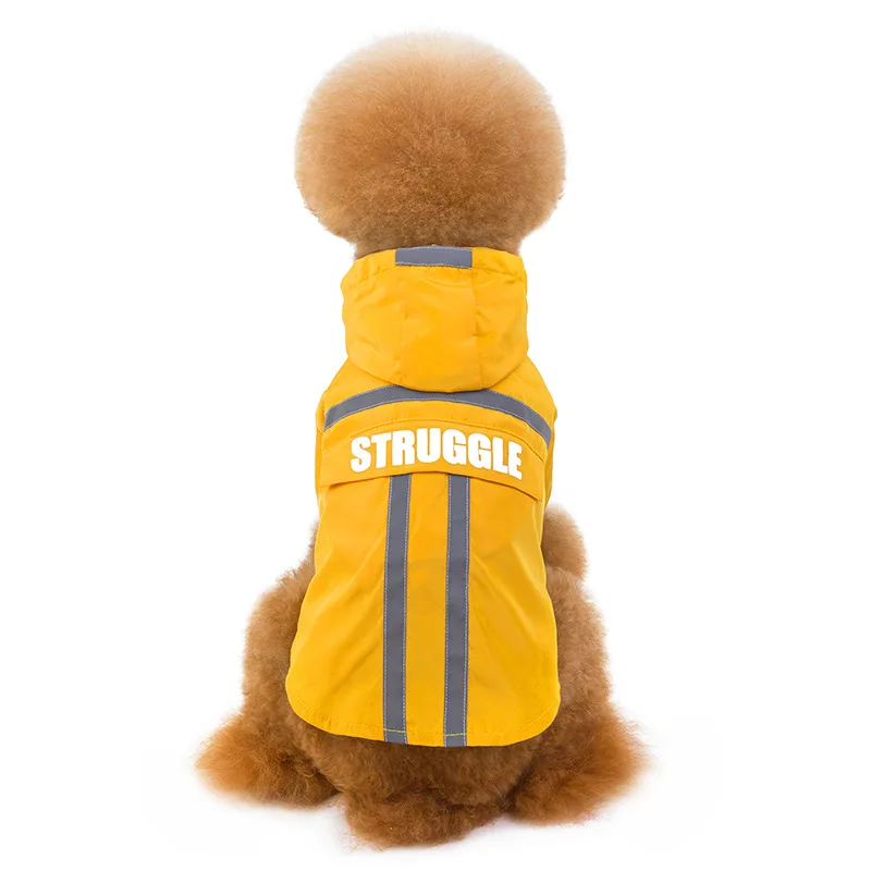 Дождевик для домашних животных водонепроницаемый дождевик собаки Тедди