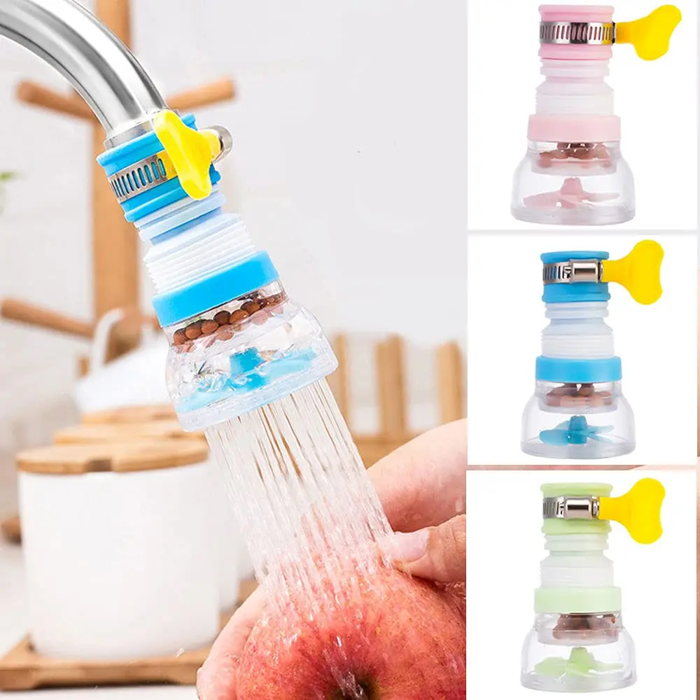 

Kitchen Faucet Extender 360 Degree Adjustable Water Saving Splash-proof Kitchen Gadgets Water Tap Extension Filter Accessories