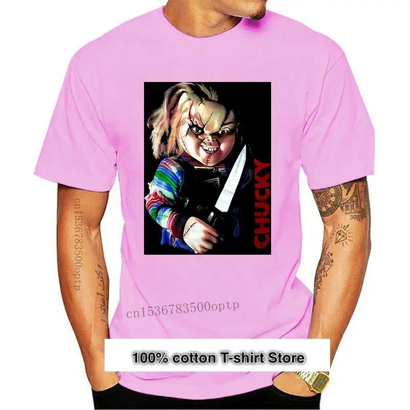 

Camiseta 100% de algodón para hombre, camisa de Chucky Horrible, divertida, de talla grande, Seed Of Chucky, nueva