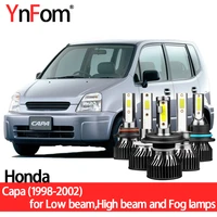 ynfom honda special led headlight bulbs kit for capa ga4 ga6 1998 2002 low beamhigh beamfog lampcar accessories
