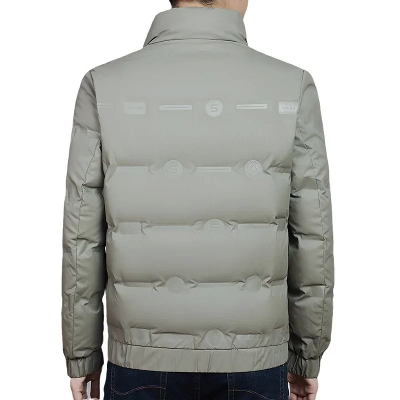 Новинка Мужская модная одежда с воротником-стойкой яркое лицо для молодежи