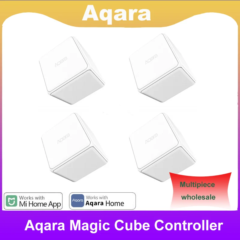 

Aqara Magic Cube Controller Zigbee Version Controlled By Six Actions For Mijia App Smart Home Device Smart Socket