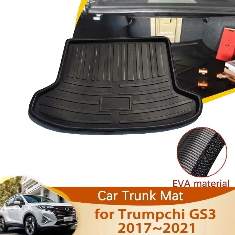 Для GAC Trumpchi GS3 Power 2021 2020 2019 2018 2017 аксессуары коврик в багажник автомобиля напольный