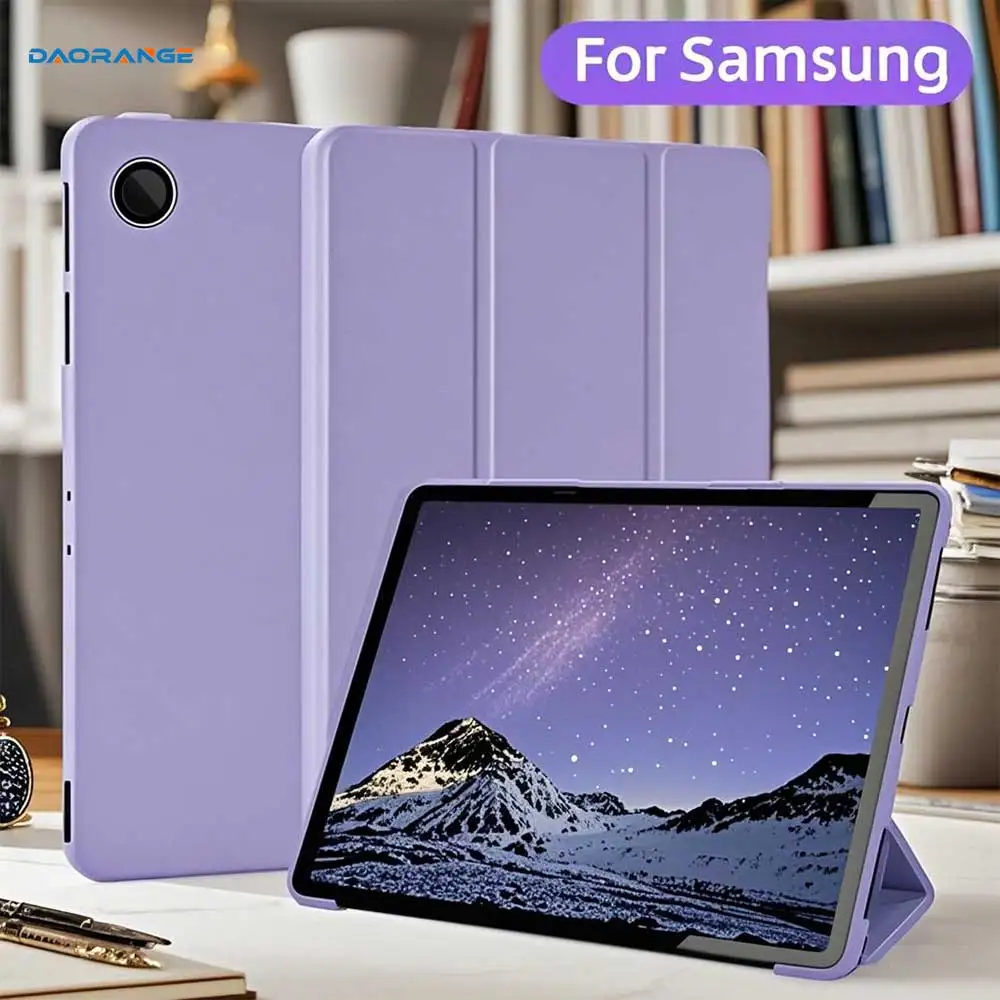 Фото Чехол для планшета Samsung Galaxy для S6 lite Tab A9 A8 A7 S7 S8 S9 и Plus FE Smart Auto Sleep Wake Function Силиконовый чехол №1