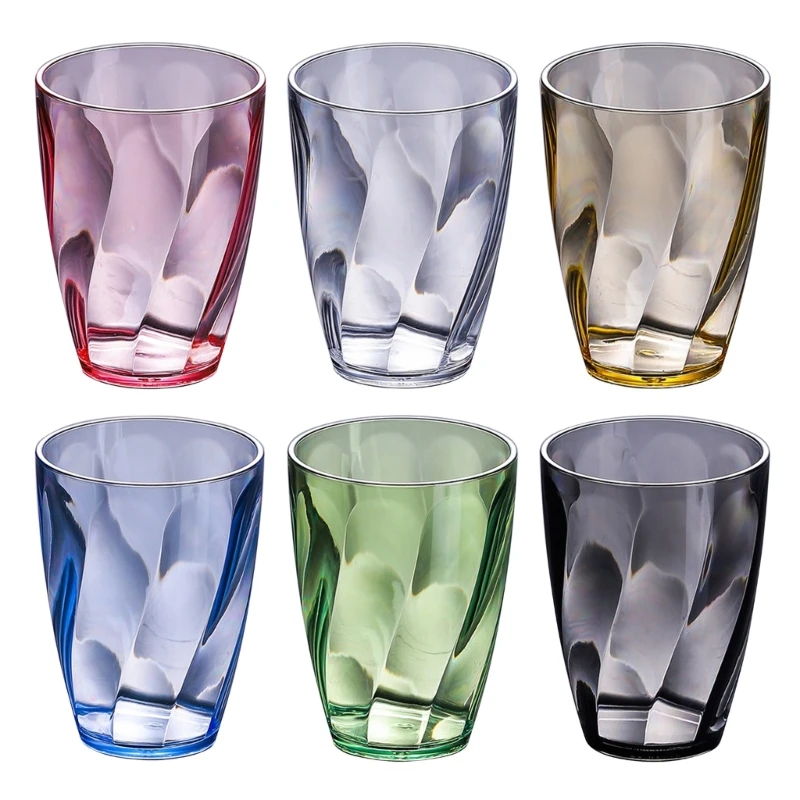 

Acrylic Drinking Glasses Unbreakable Plastic Wine Champagne Glasses Shatterproof Water Tumblers Drinking Cup for Bar 55KF