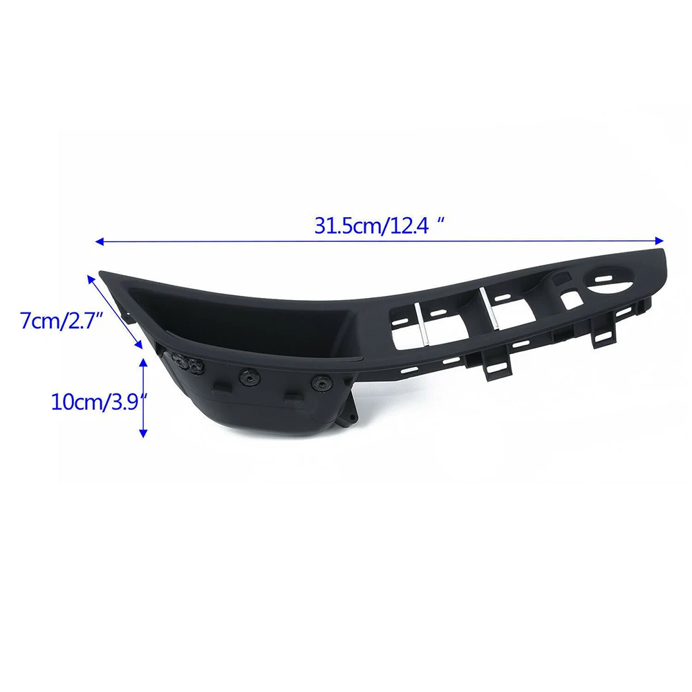

Car Front Left Door Glass Control Switch Panel Trim Black For BMW F10 F11 535i 528i Window Control Switch Button Cover