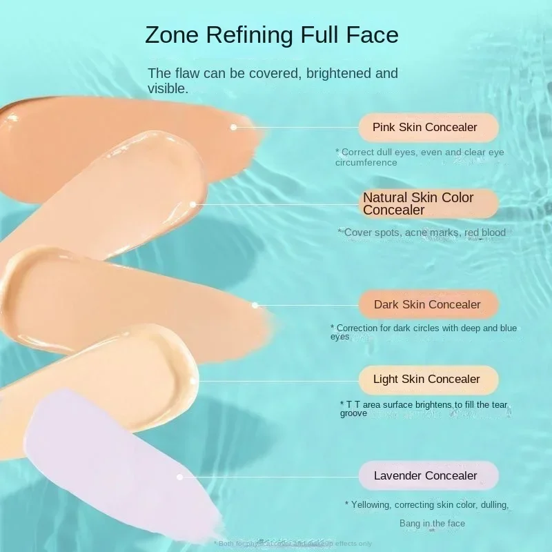 Pinkbear Тени для век Румяна Палитра цвета лица Стойкий макияж Хайлайтер Консилер 9 5