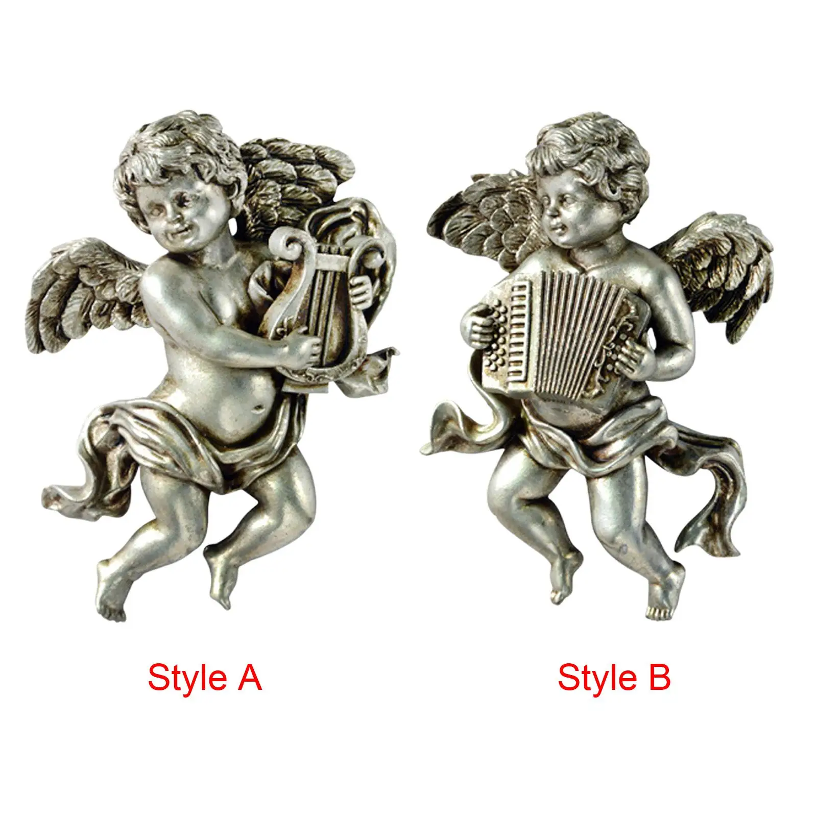 

Angel Wall Sculpture, Figurine Collectible Hanging Ornament Artwork Creative