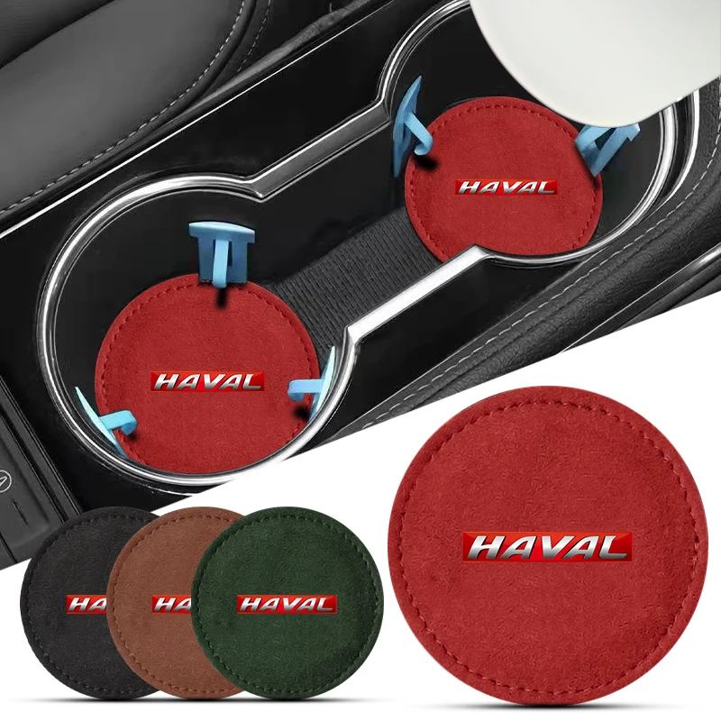 

2Pcs Non-slip Car Water Cup Pad Rubber Car Styling Accessories For Haval H2 H5 H6 H7 H9 2020 2018 2017 2021 H3 2012 F7 F7X