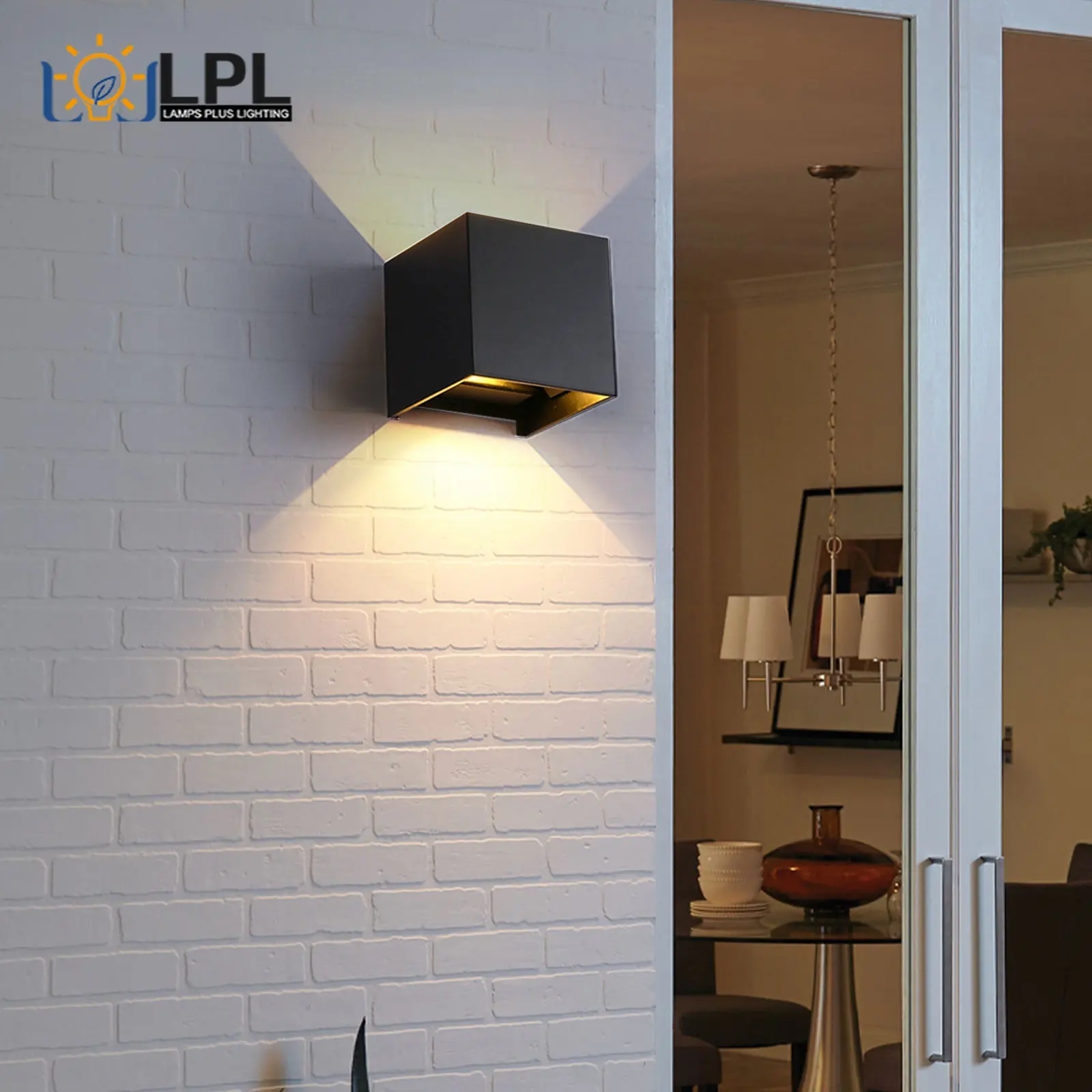 

Waterproof 6W Indoor Outdoor Led Wall Lamp Modern Aluminum Adjustable Surface Mounted Cube Led Garden Porch Light