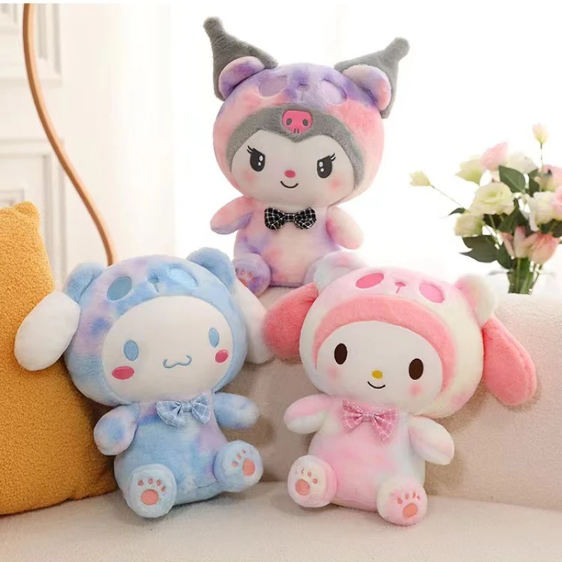 

Sanrio 30 см Kawaii Hello Kitty Kuromi мой милый плюшевый игрушечный Bandhnu набивные животные подушка кукла Декор для комнаты Девочка Дети Рождественский подарок