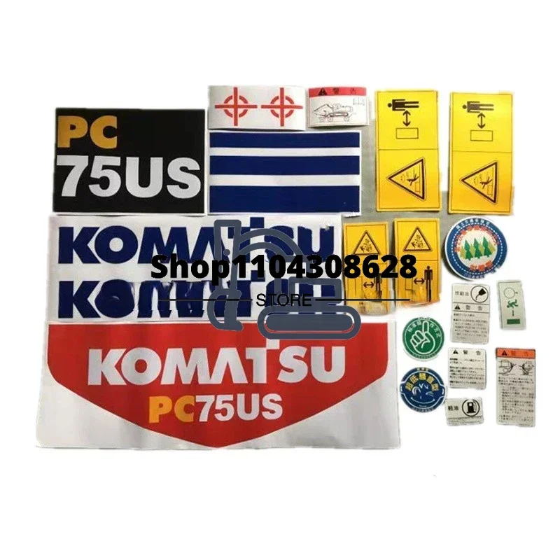 Полные автомобильные наклейки для Komatsu PC30/50/55/75/128/228/338 Mr Us Uu автомобильная