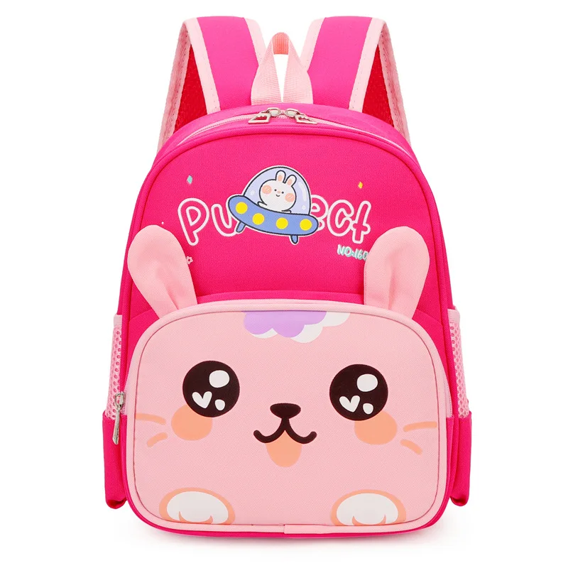 New Kindergarten School Bag Fashion Cartoon Cute Kitten Backpack 3-6 Years Old Boys and Girls Children's Backpack Large Capacity