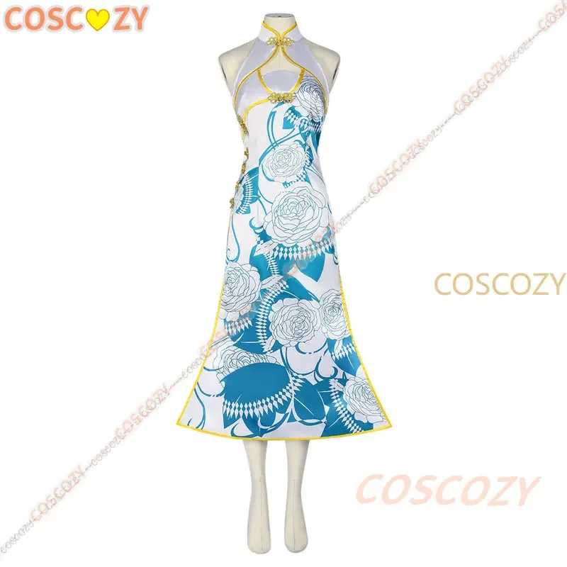 Oshi no one Hoshino карнавальный костюм парик платье синий белый Cheongsam женское наряд B-Kochi C