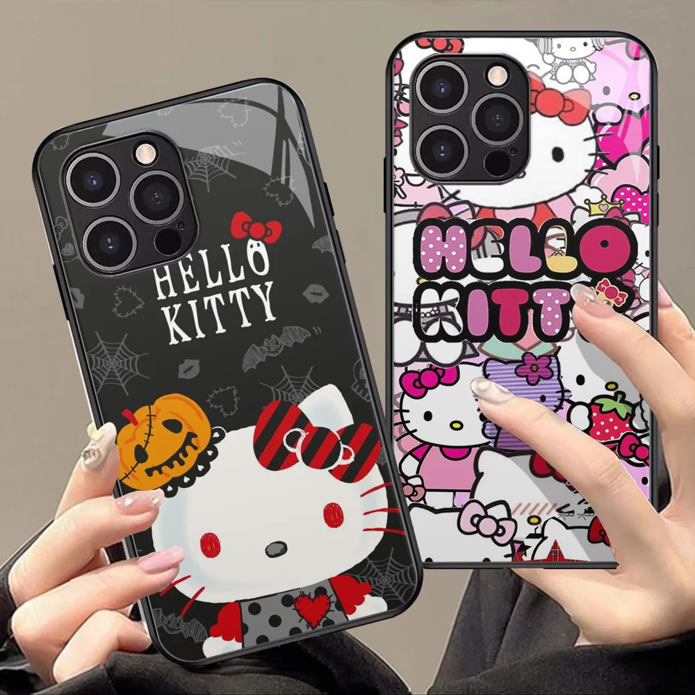 T-56 чехол из закаленного стекла Hello Kitty для Xiaomi POCO F5 M4 F3 F4 GT M3 M6 Pro 5G