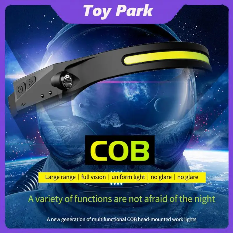 

Outdoor Working Lamp Cycling Headlights Usb Charging Outdoor Headlight Dual Light Source Waterproof Head-mounted Light Camping