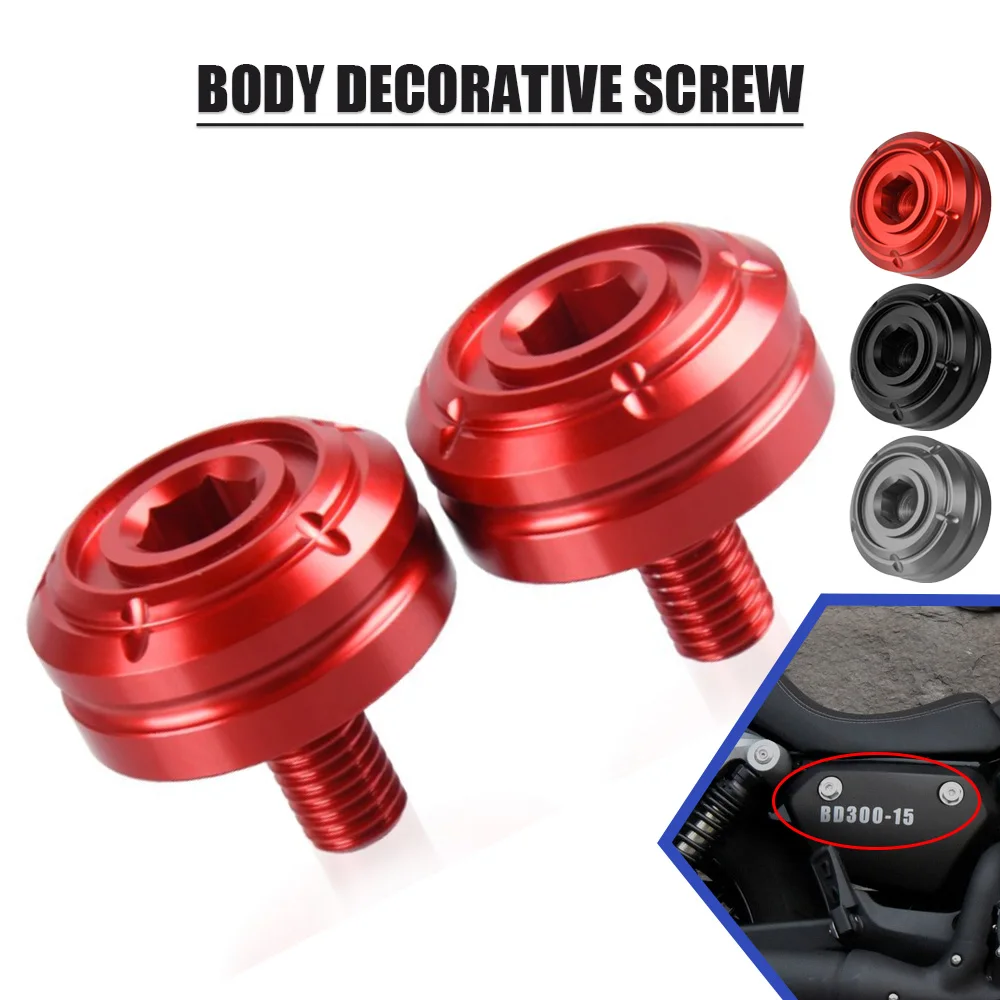 

Motorcycle Body Modification Decoration Screw Frame Cover Plug Protection For BENDA300 Accessories