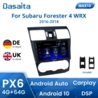 Dasaita для Subaru Forester WRX Levorg 2016 2017 2018 автомобильное радио Android мультимедийный видеоплеер навигация GPS Som автомобильный 4G