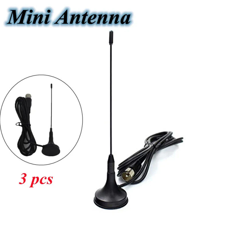 

3pcs HDTV Digital Indoor Signal Receiver 3dBi DVB-T Mini TV dab Antenna Aerial Booster CMMB Televison Receivers Freeview