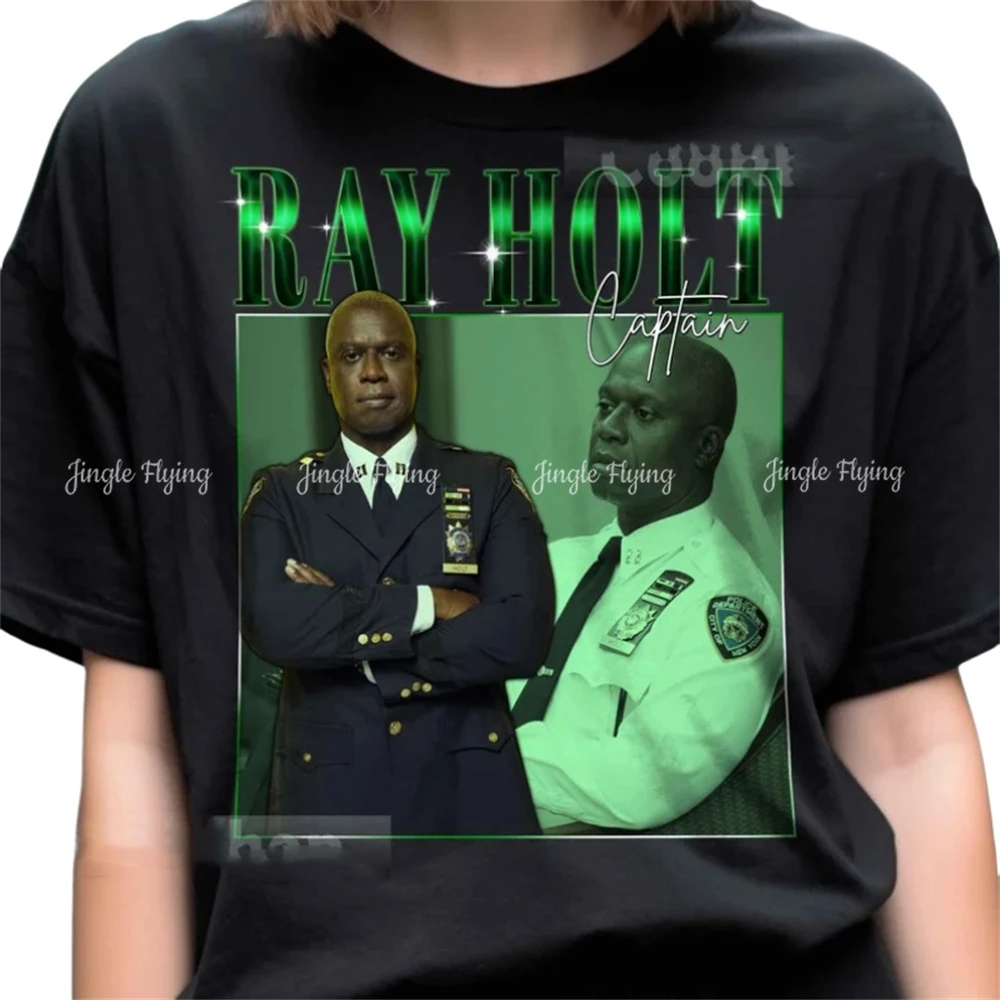 Ретро футболка с капитаном Рэй Холтом рубашка унисекс винтажная хлопковая