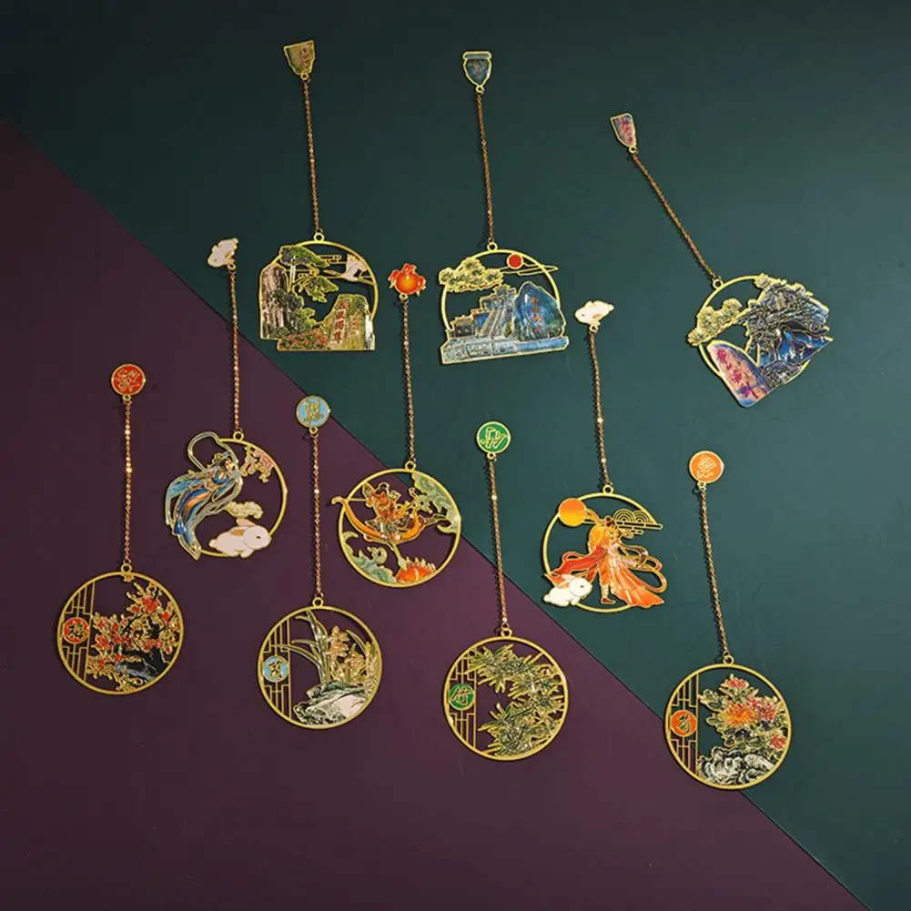 

Удобная фотобумага с гладкой поверхностью и кисточкой, Китайская классическая мифология, закладки для книг