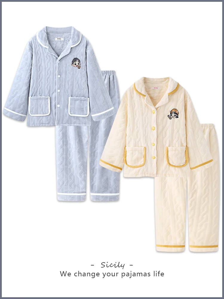 Парные пижамы зимние женские утепленные флисовые фланелевые теплые мужские