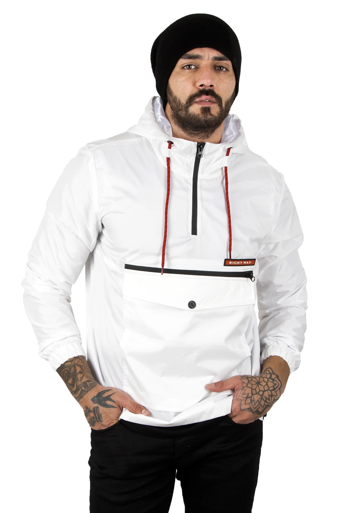 Waterproof raincoat with zipper front chest and side zipper front zipper with zipper pockets waterproof raincoat 2201861
