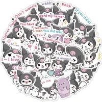 32 40pcs kuromi sticker cute sticker pack notebook guitar skateboard sticker laptop skin cute toys for girls sanrio sticker