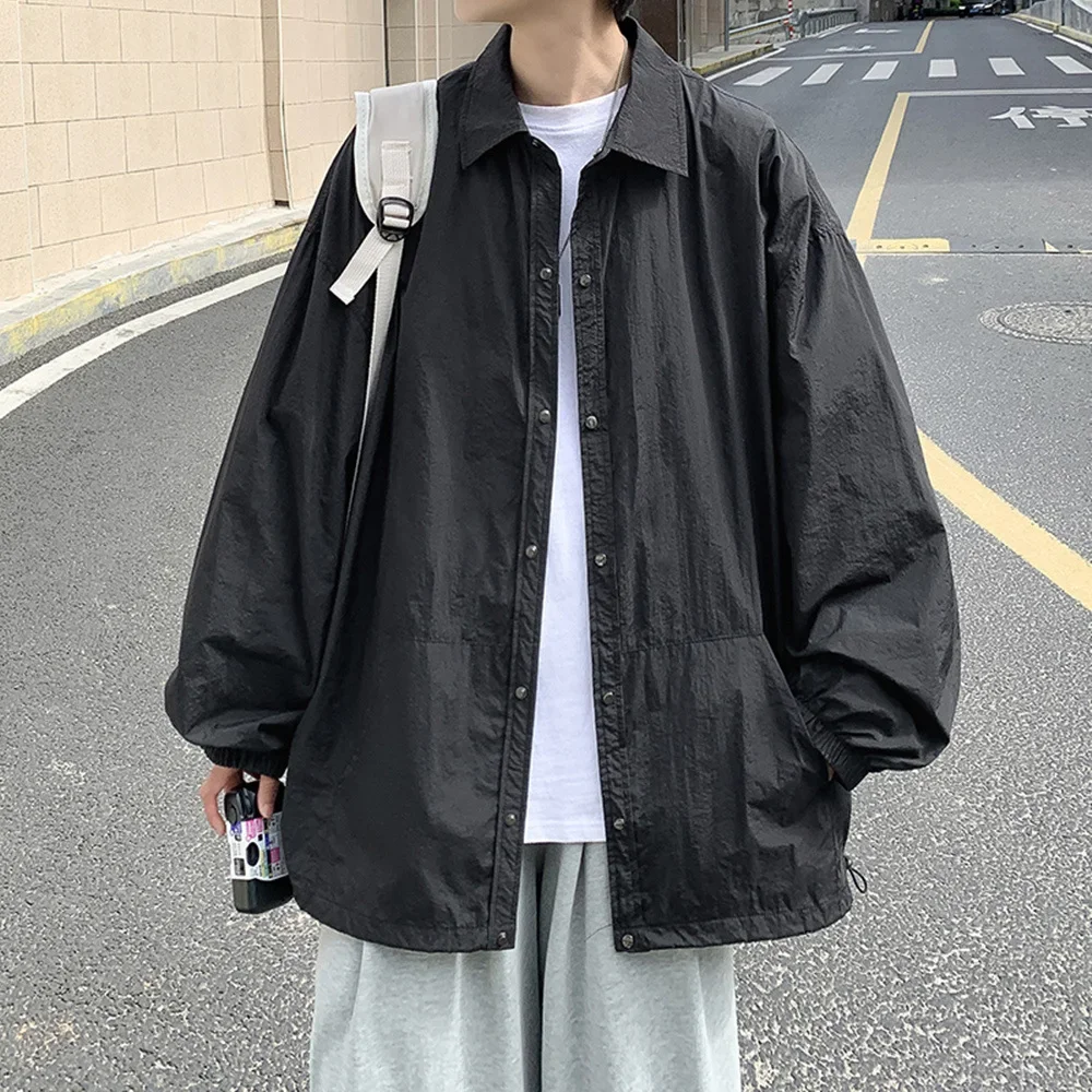 Летняя тонкая солнцезащитная мужская спортивная куртка быстросохнущая уличная