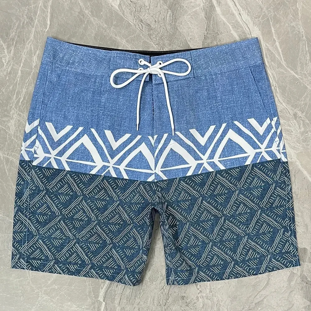 Мужские бордшорты 4-сторонние эластичные быстросохнущие плавки Пляжные бермуды