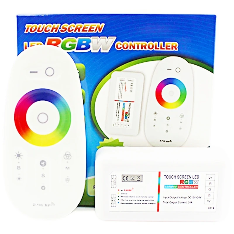 18A remote Controller 2.4G RF RGBW RGB LED Controler Touch Screen DC12-24V  Channel For RGB / RGBW 5050 3528 5630 LED Strip enlarge