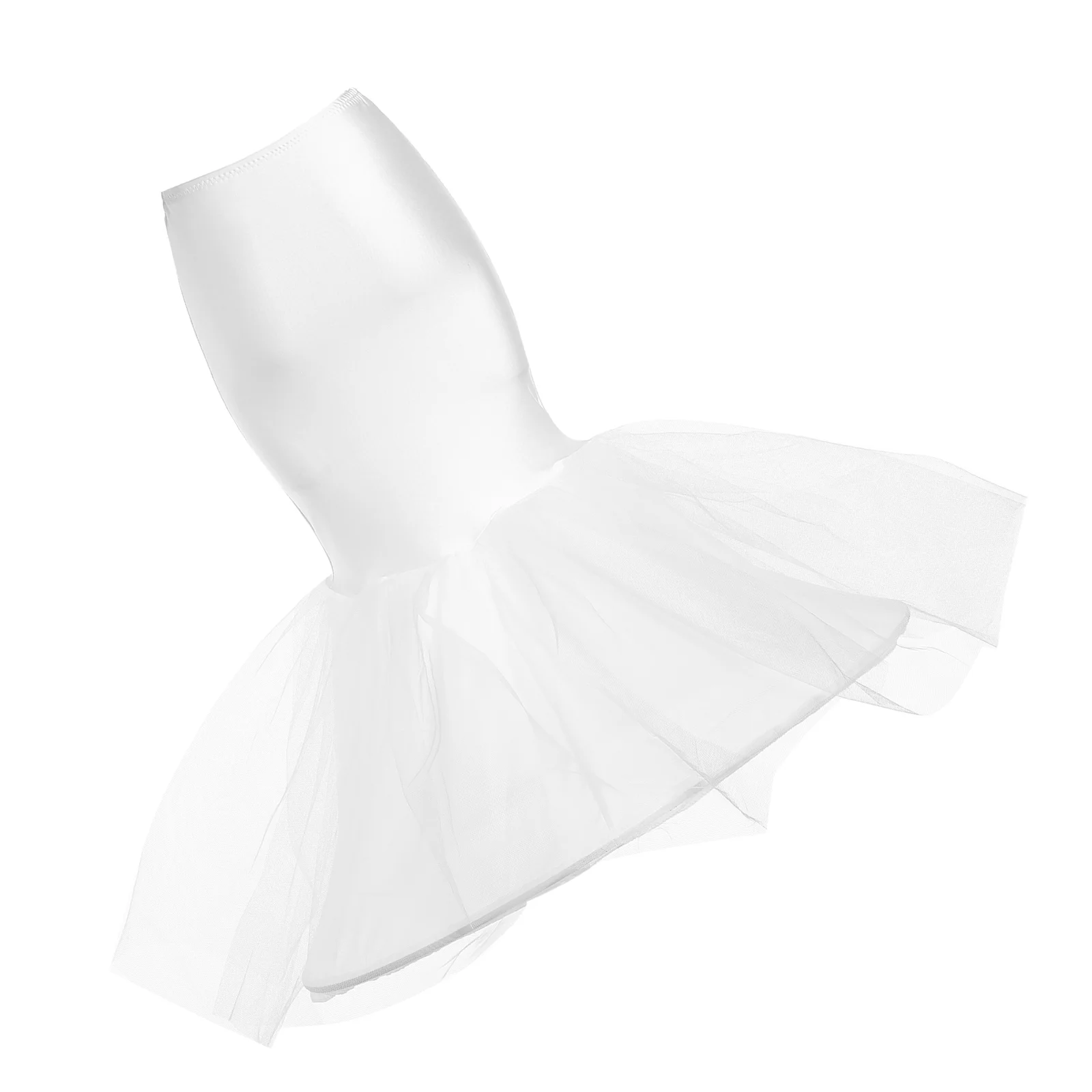 

Petticoat Wedding Dress Women Mermaid Skirt Fishtail White Tutu Crinoline Underskirt Ballet