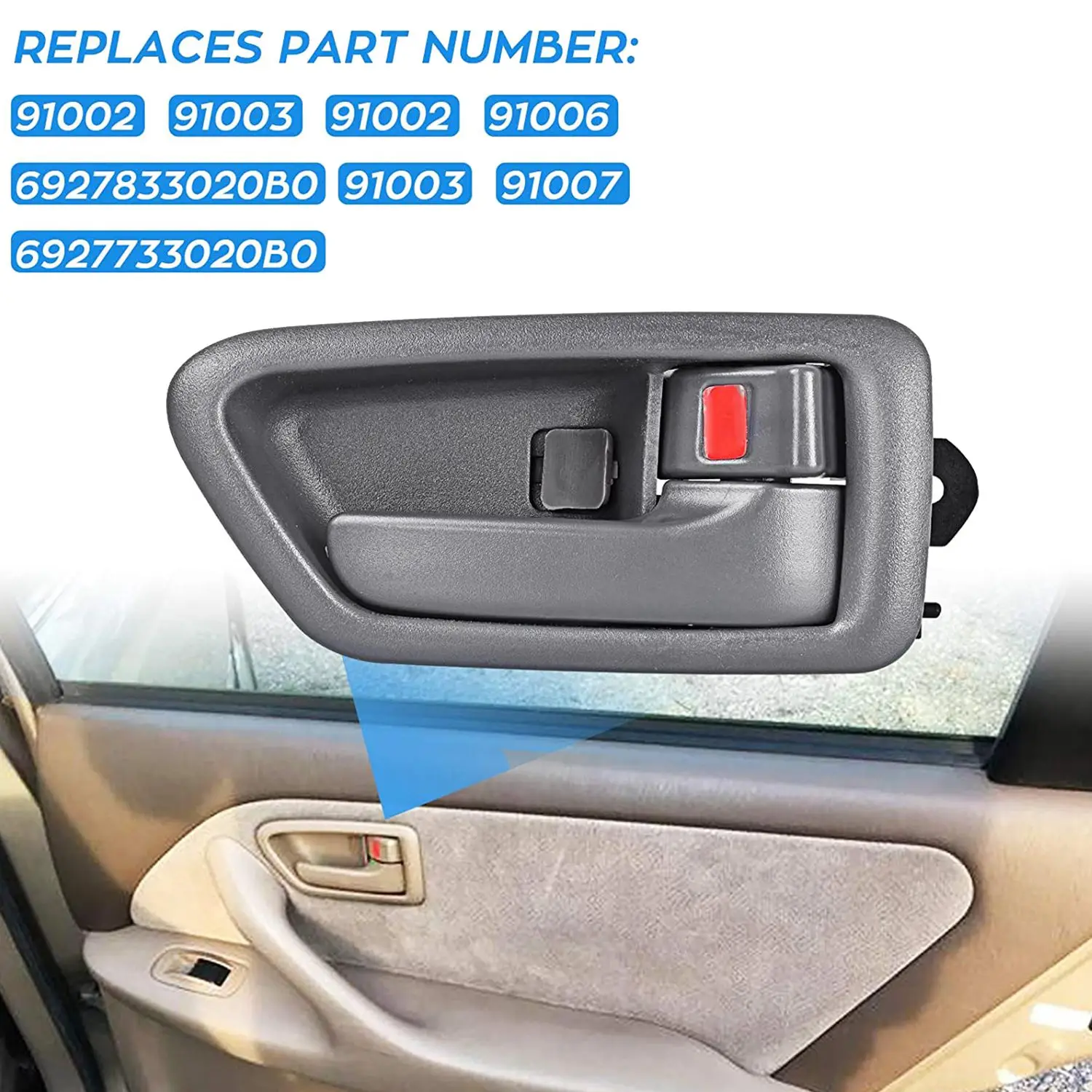 69205-AA010 69206-AA010 для Toyota Camry 1997 1998 1999 2000 2001 сменная Передняя и задняя внутренняя