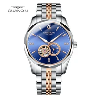 2022 guanqin luxury mechanical automatic mens watch tourbillon tungsten steel sapphire japan movement clock relogio masculino