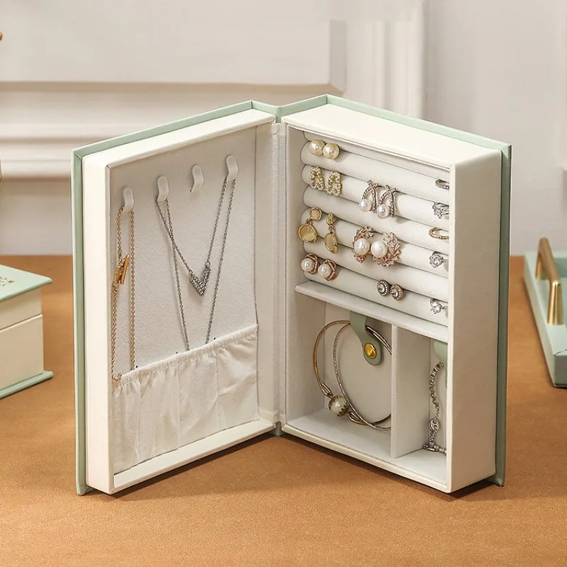 

Flip Color Makeup Jewelry Storage Box Jewelry Organizer Storage Box