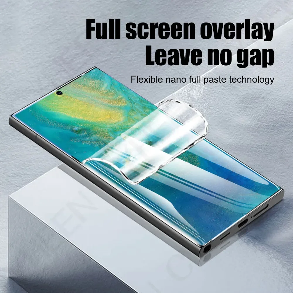3 шт. гидрогелевая пленка для защиты экрана телефона Samsung S25 S24 S23 Ultra Not Glass Защитная