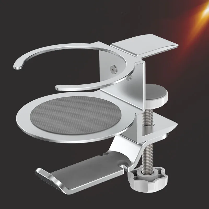 

2 In 1 PC Gaming Headphone Stand 360 Rotating Headset Cup Holder Wall Hook Mount Earphones Stand Display for Gaming Headsets