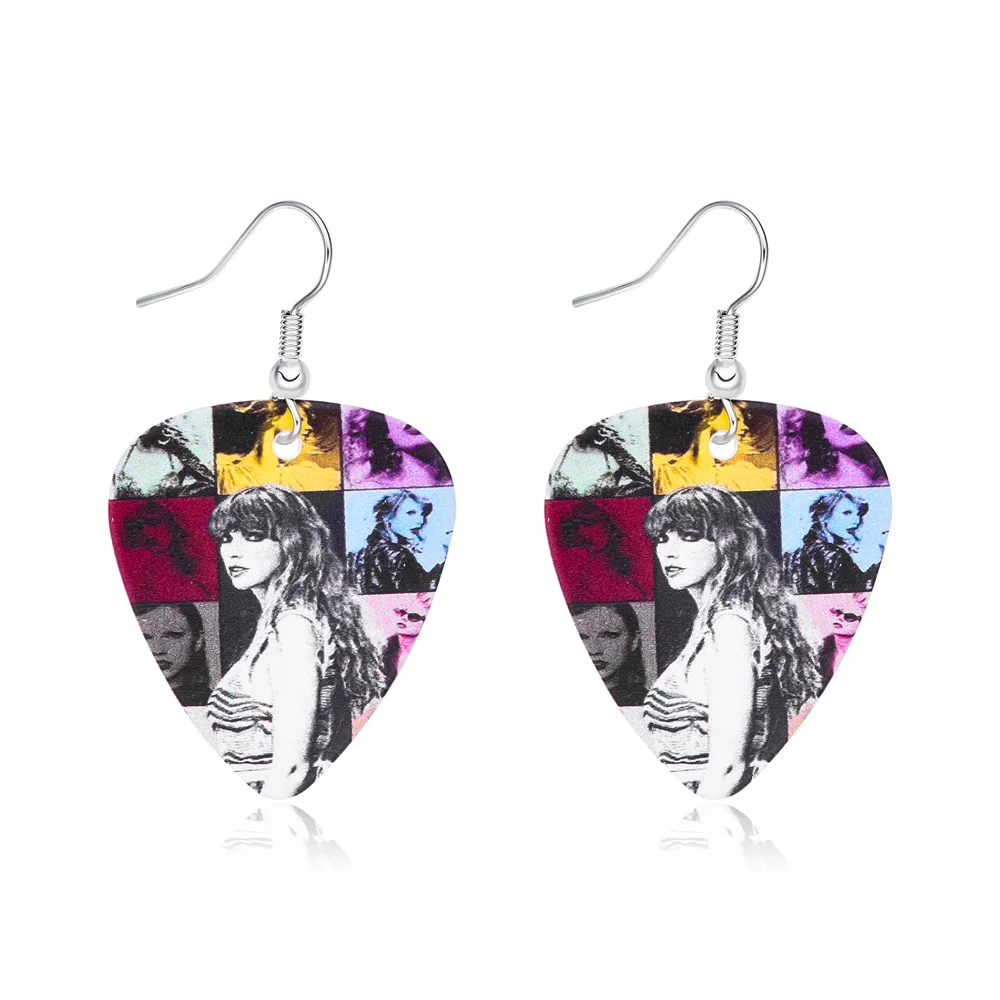 

American Popular Singer Taylor the Swift Earring “the Eras Tour” Tour Concert Series Jewelry Fashion Woman Accessory