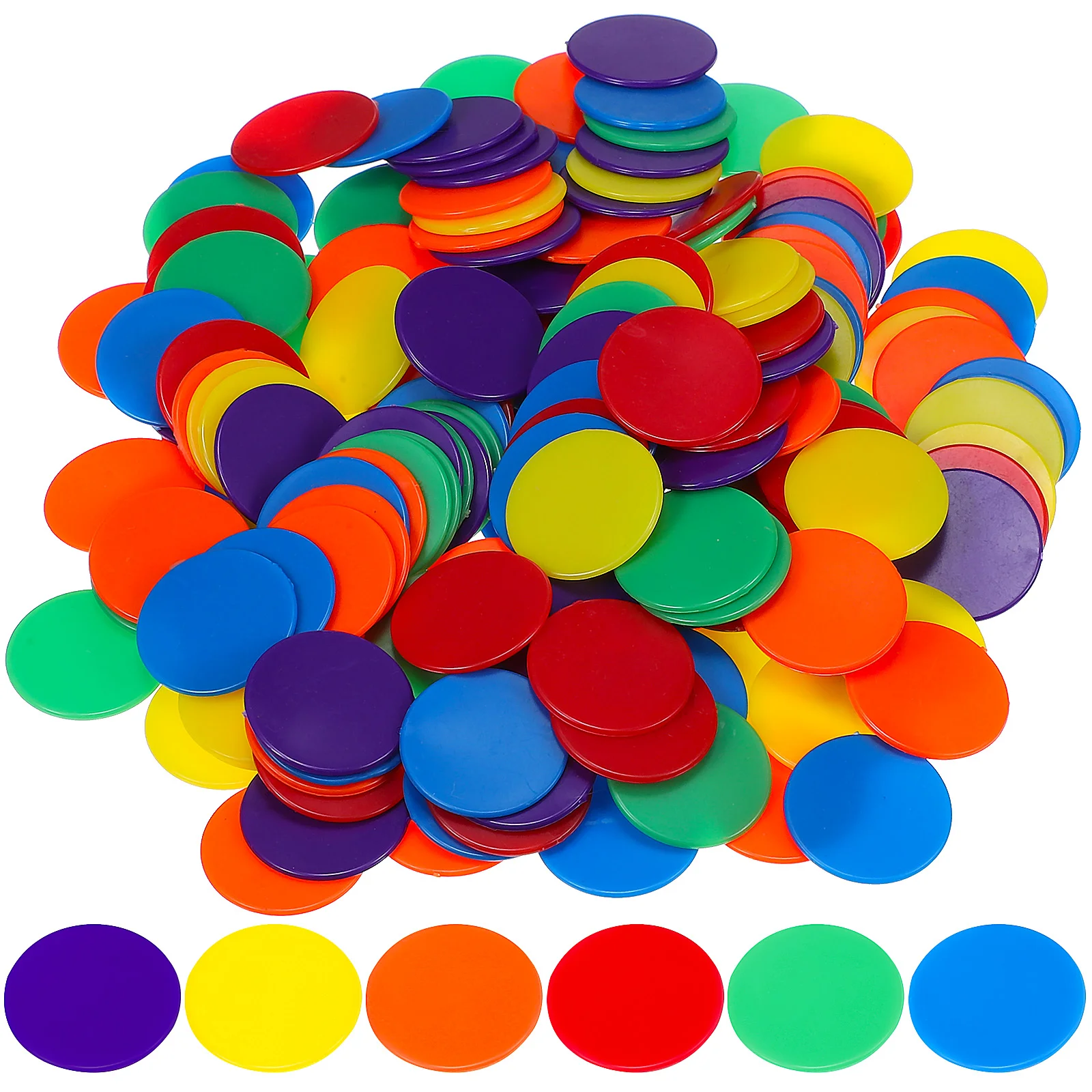 

180pcs Counting Chips Bingo Chips Poker Chips Poker Cards Game Chips Party Games Counting Discs Markers