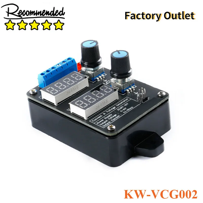

KW-VCG002 Current Voltage Generator Module High Precision Handheld 0-5V-10V 0-4-20mA Signal Generator Current Source