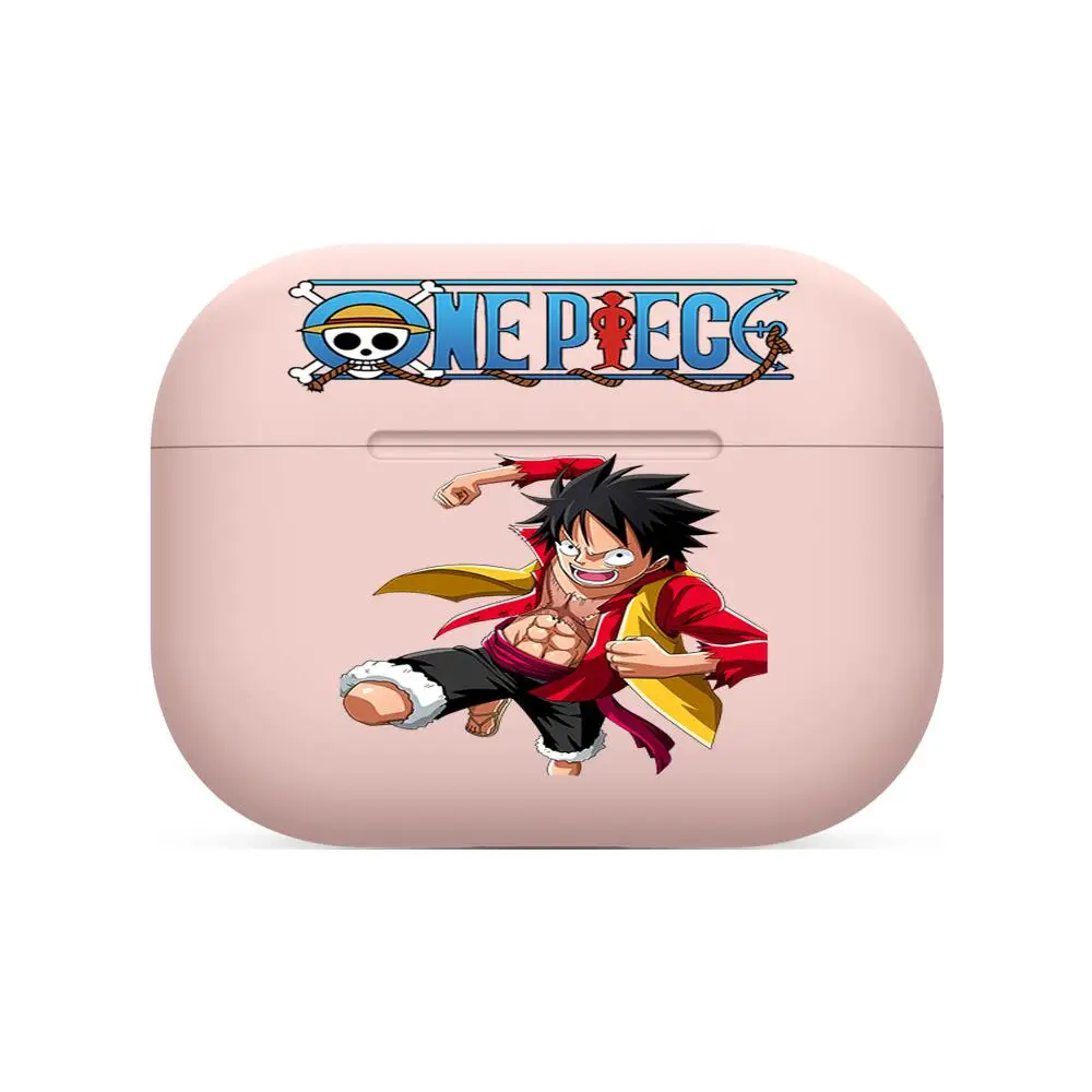 Anime L-Luffy Rubber Man For Airpods 1 2 pro case Protective Bluetooth Wireless Earphone Cover For Air Pods case air pod cases P images - 6